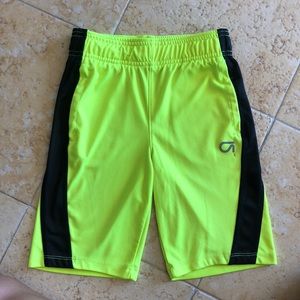 GAPfit boys neon yellow shorts